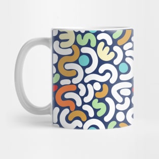 wavey colorful pattern Mug